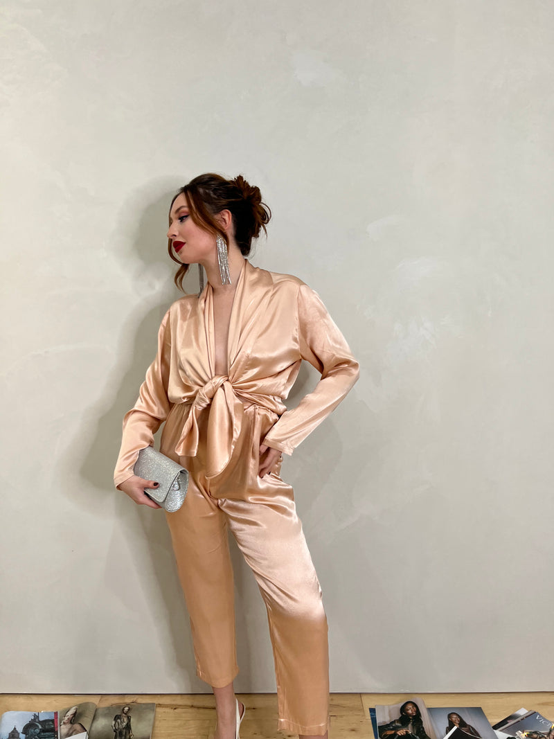 Giving the Most Jumpsuit - Blush