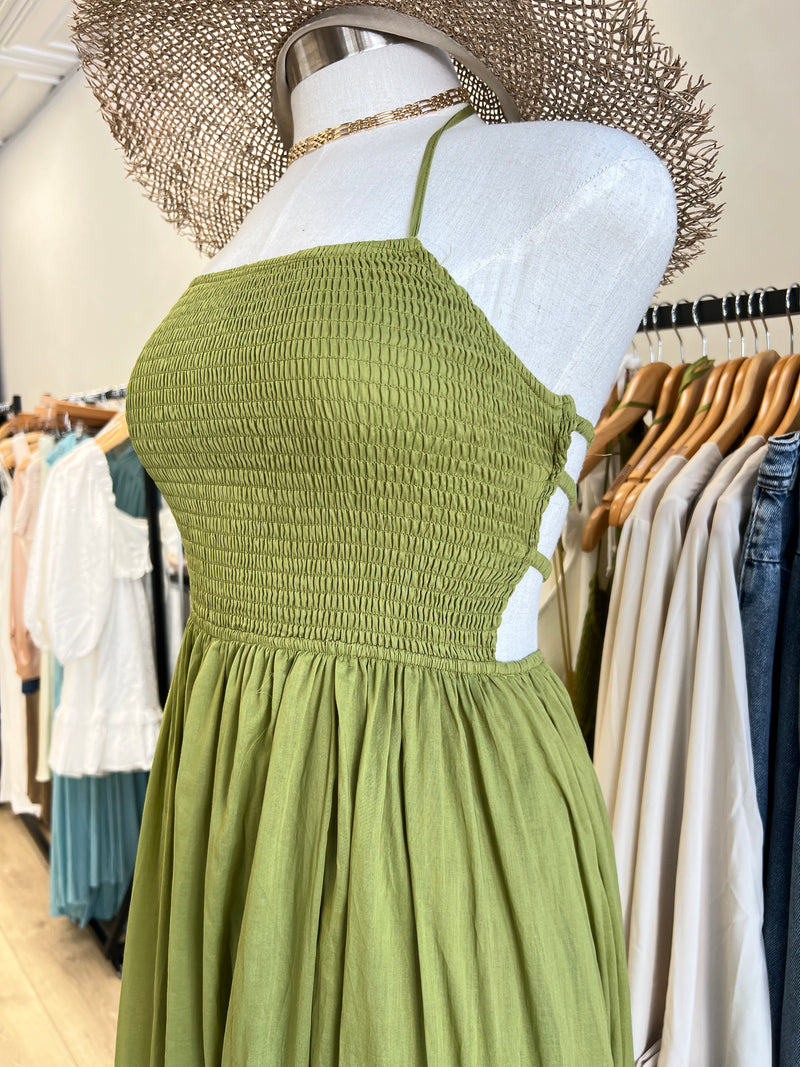 Summer Matcha Babe Maxi Dress