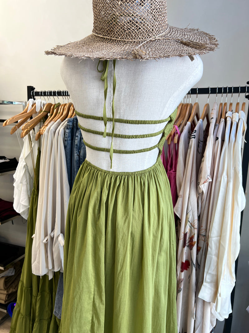 Summer Matcha Babe Maxi Dress