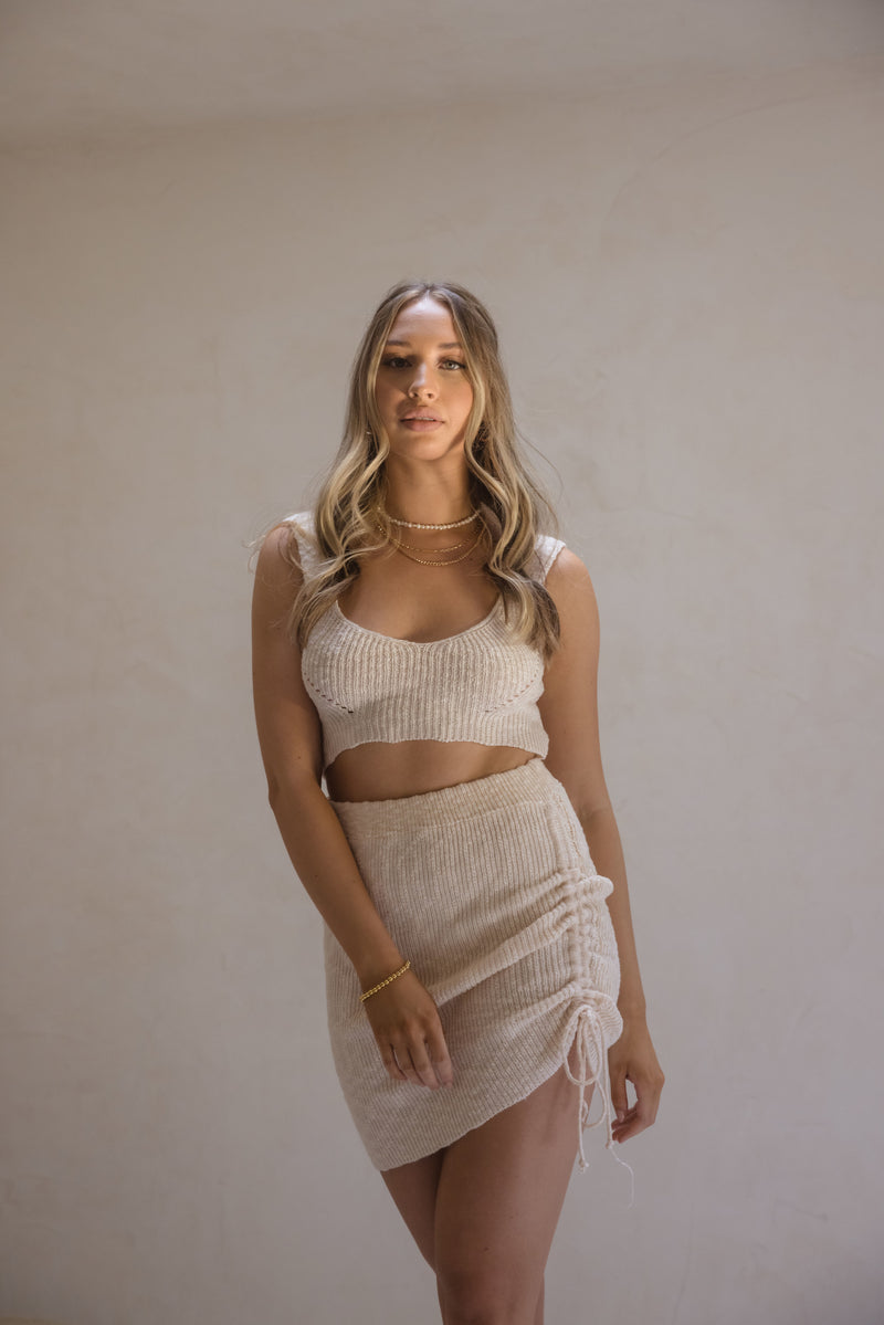The Perfect Pair Knit Set - Nude