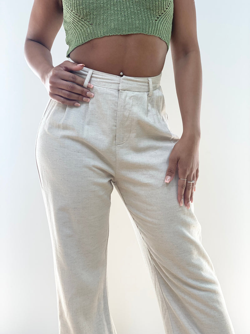 Classic Babe Trousers - Sand