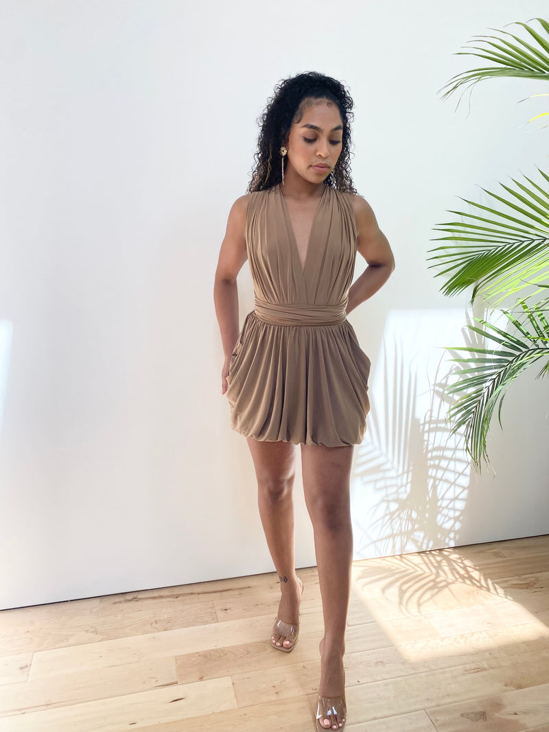 Coco Infinity Wrap Around Mini Dress
