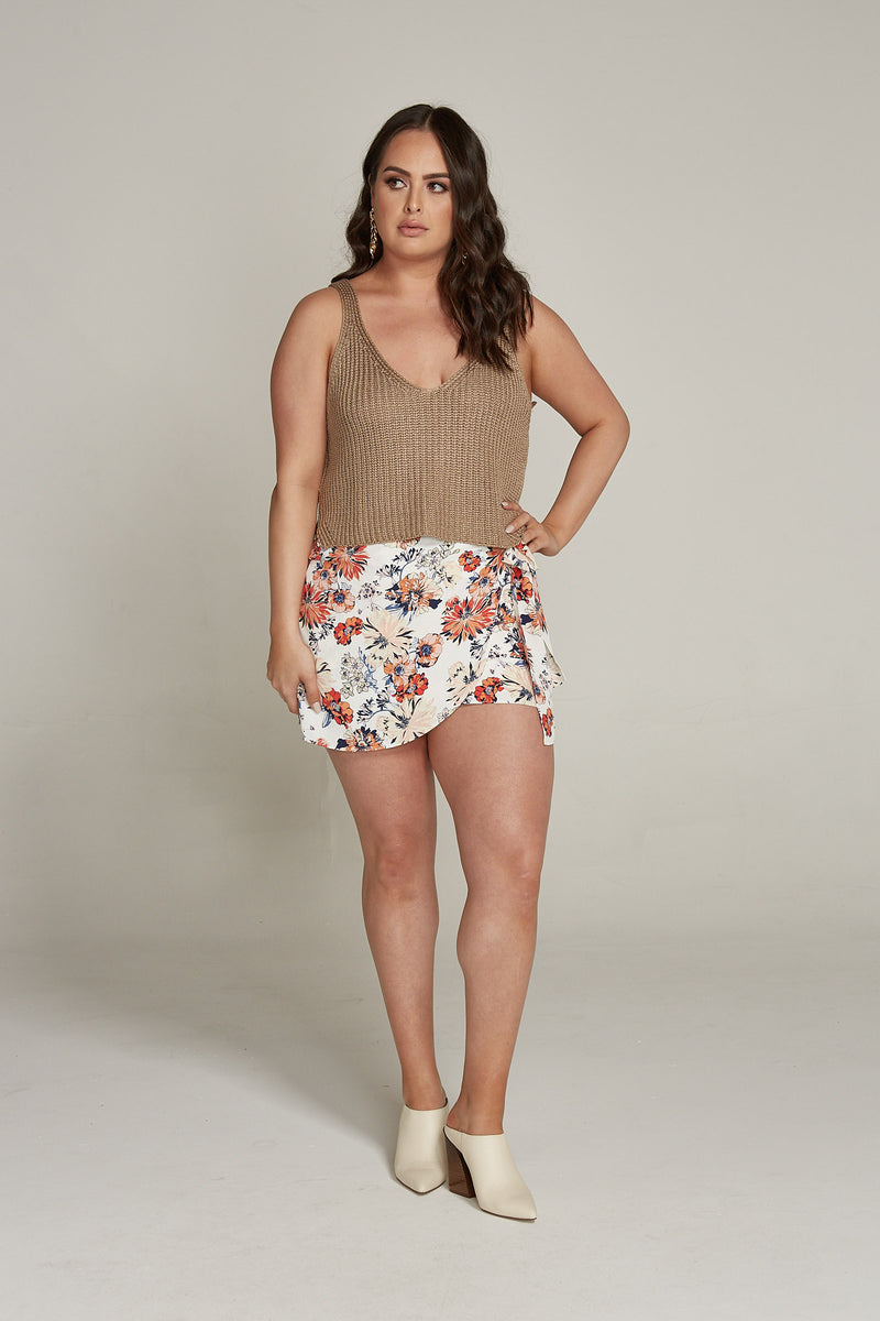 Wrap It Up Floral Skirt