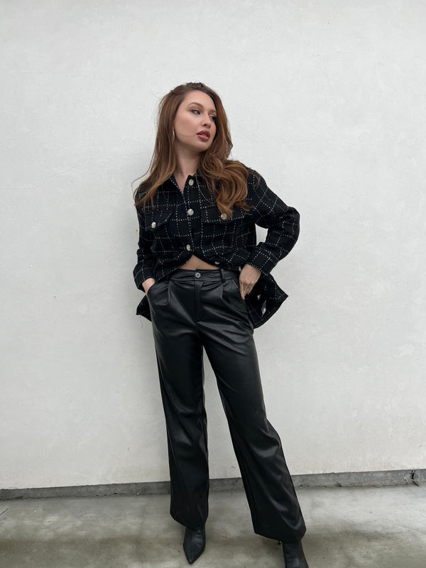 On The Go Faux Leather Pants